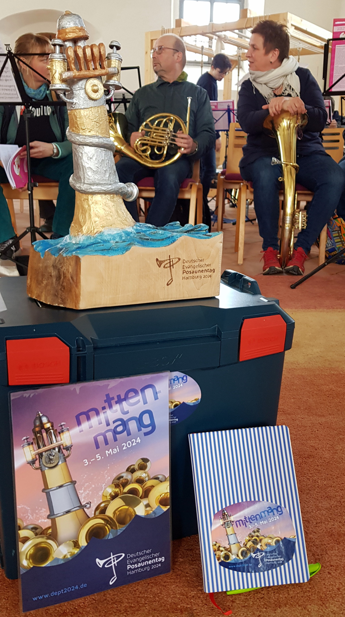 Der Leuchtturm in Niedergebra beim Posaunenchor-Workshop
