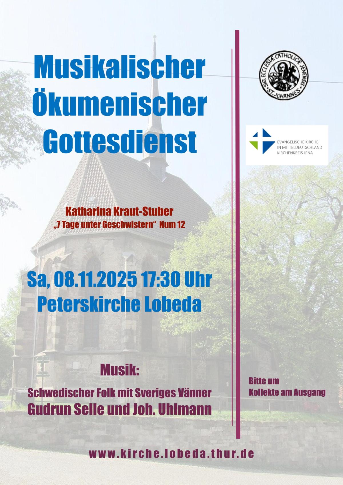 25118 Plakat ökum. musikalische Andacht Page 1 | Foto: KGV Lobeda