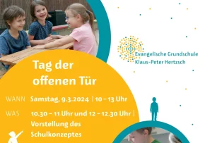 Plakat TagDerOffnenTuer 2024 Ev. Grundschule Page 1 | Foto: Ev, Grundschule