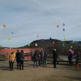 Ballonaktion zur Familienkirche  Bild: Privat