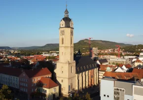 Luftaufnahme Stadtkirche St. Michael Jena