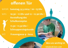 Plakat TagDerOffnenTuer 2024 Ev. Grundschule | Foto: Grundschule