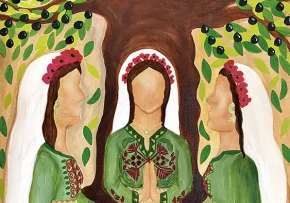 2024 Palästina Titel Praying-Palestinian- Women von-der Kuenstlerin-Halima Aziz web   2022-World-Day-of-Prayer-International-Committee-Inc. | Foto: wgt